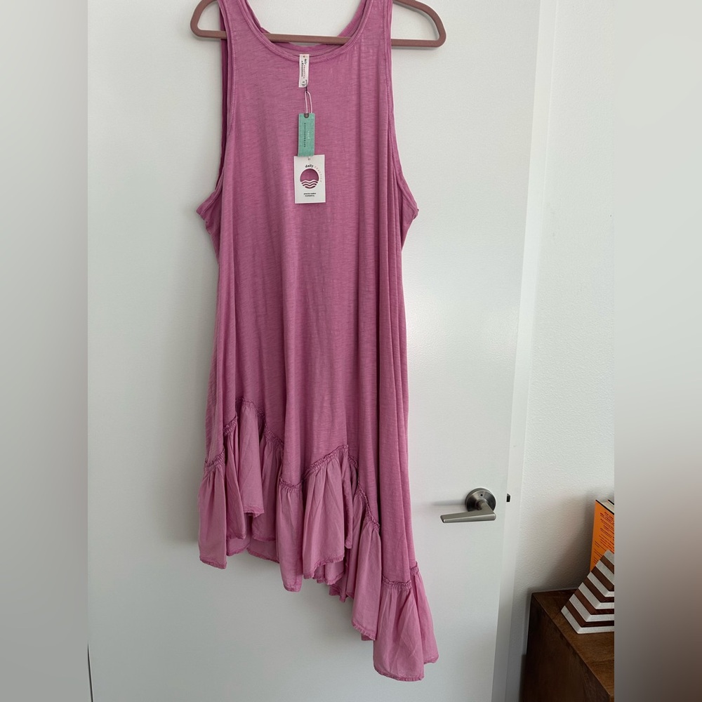 NWT Anthropologie Daily Practice pink dress 2x
